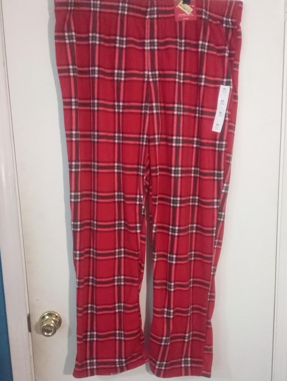 * Wondershop Red Plaid Pajama Pants Mens XL NWT $10 Sleep Lounge